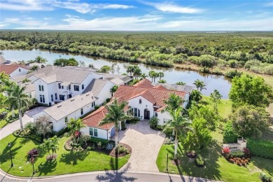 A RARE riverfront GEM with tranquil preserve, sunset views and on The Golf Club At Fiddlers Creek in Florida - for sale on GolfHomes.com, golf home, golf lot