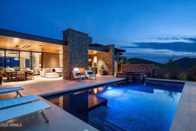 Sophisticated Contemporary Elegance...A very private estate on Desert Mountain Golf Club - Renegade Course in Arizona - for sale on GolfHomes.com, golf home, golf lot