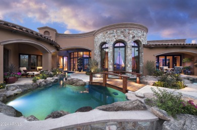 Splendid Mediterranean estate home in Desert Mountain's on Desert Mountain Club - Apache Golf Course in Arizona - for sale on GolfHomes.com, golf home, golf lot