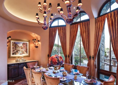 Splendid Mediterranean estate home in Desert Mountain's on Desert Mountain Club - Apache Golf Course in Arizona - for sale on GolfHomes.com, golf home, golf lot