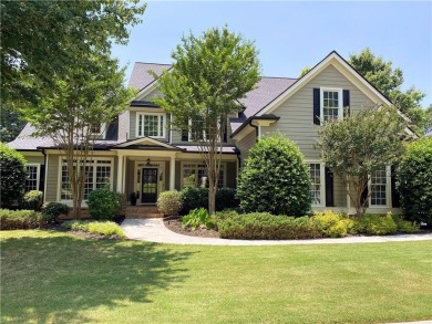 Welcome to this spectacular home in the prestigious Hamilton on Hamilton Mill Golf Club in Georgia - for sale on GolfHomes.com, golf home, golf lot