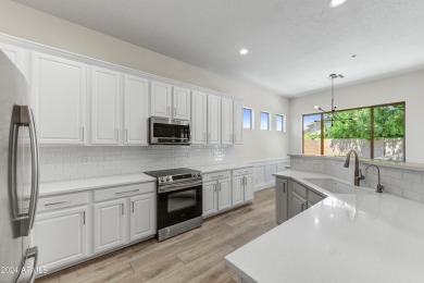 HOME WAS REMODELED IN 2022 TO INCLUDE TALL KITCHEN CABINETS on Sanctuary Golf Course At WestWorld in Arizona - for sale on GolfHomes.com, golf home, golf lot