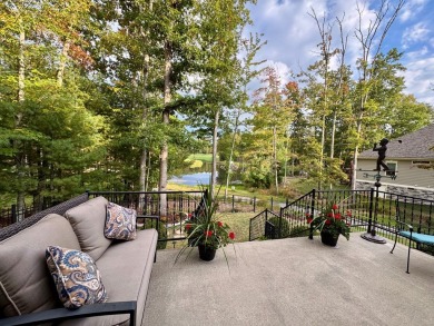 Elegant two-story home perfectly positioned on the #4 hole of on Glade Springs Resort Golf Course in West Virginia - for sale on GolfHomes.com, golf home, golf lot