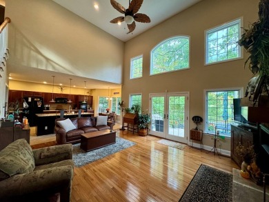 Elegant two-story home perfectly positioned on the #4 hole of on Glade Springs Resort Golf Course in West Virginia - for sale on GolfHomes.com, golf home, golf lot