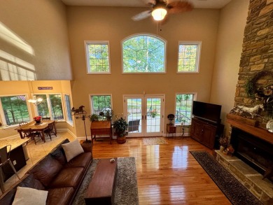 Elegant two-story home perfectly positioned on the #4 hole of on Glade Springs Resort Golf Course in West Virginia - for sale on GolfHomes.com, golf home, golf lot