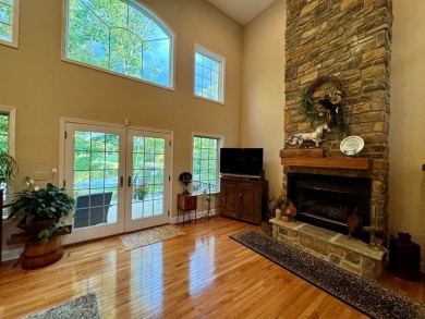 Elegant two-story home perfectly positioned on the #4 hole of on Glade Springs Resort Golf Course in West Virginia - for sale on GolfHomes.com, golf home, golf lot