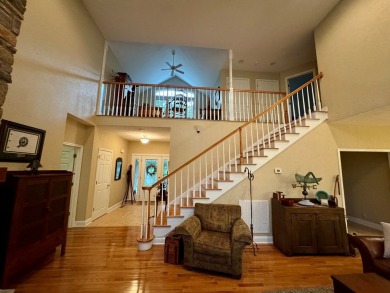 Elegant two-story home perfectly positioned on the #4 hole of on Glade Springs Resort Golf Course in West Virginia - for sale on GolfHomes.com, golf home, golf lot