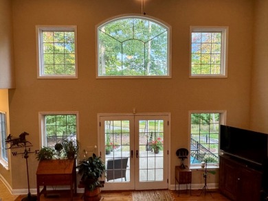 Elegant two-story home perfectly positioned on the #4 hole of on Glade Springs Resort Golf Course in West Virginia - for sale on GolfHomes.com, golf home, golf lot