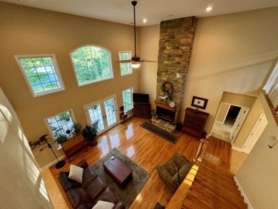 Elegant two-story home perfectly positioned on the #4 hole of on Glade Springs Resort Golf Course in West Virginia - for sale on GolfHomes.com, golf home, golf lot