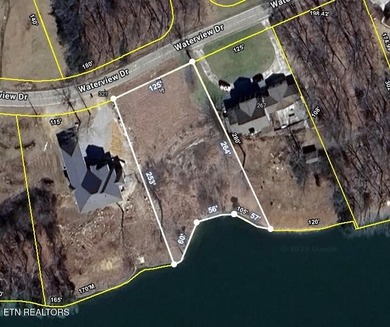 Exceptional flat, build-ready lakefront lot offering on River Run Golf Club in Tennessee - for sale on GolfHomes.com, golf home, golf lot