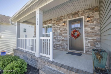 Mountain and golf course view home in The Preserve, a lake-front on The Preserve 9 Hole Golf Course in Tennessee - for sale on GolfHomes.com, golf home, golf lot