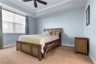 Enjoy maintenance-free living in this top-floor corner condo on Pelican Preserve Golf Club in Florida - for sale on GolfHomes.com, golf home, golf lot