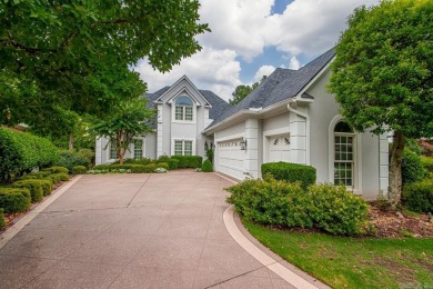 Welcome inside this light-filled home located on the 1st fairway on Chenal Country Club - Bear Den Mountain in Arkansas - for sale on GolfHomes.com, golf home, golf lot