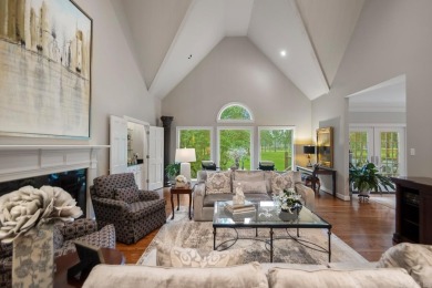 Welcome inside this light-filled home located on the 1st fairway on Chenal Country Club - Bear Den Mountain in Arkansas - for sale on GolfHomes.com, golf home, golf lot