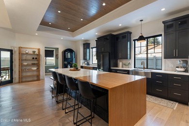 Designed for modern living, this custom craftsman home built in on Hayden Lake Country Club in Idaho - for sale on GolfHomes.com, golf home, golf lot