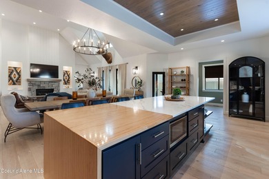 Designed for modern living, this custom craftsman home built in on Hayden Lake Country Club in Idaho - for sale on GolfHomes.com, golf home, golf lot