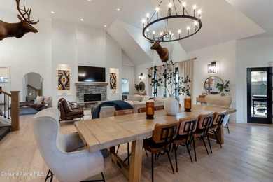 Designed for modern living, this custom craftsman home built in on Hayden Lake Country Club in Idaho - for sale on GolfHomes.com, golf home, golf lot