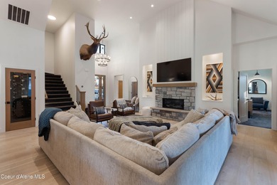 Designed for modern living, this custom craftsman home built in on Hayden Lake Country Club in Idaho - for sale on GolfHomes.com, golf home, golf lot