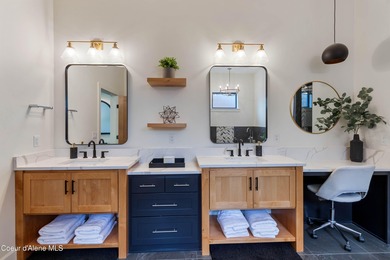 Designed for modern living, this custom craftsman home built in on Hayden Lake Country Club in Idaho - for sale on GolfHomes.com, golf home, golf lot