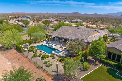 CORNER GOLF COURSE HOMESITE & BREATHTAKING MOUNTAIN & SUNSET on Vista Verde Golf Course in Arizona - for sale on GolfHomes.com, golf home, golf lot