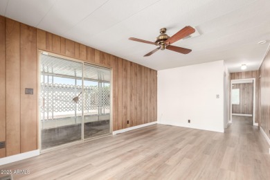 Don't miss this adorable 2-bedroom mobile home in Apache Wells! on Apache Wells Country Club in Arizona - for sale on GolfHomes.com, golf home, golf lot