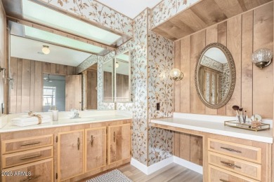 Don't miss this adorable 2-bedroom mobile home in Apache Wells! on Apache Wells Country Club in Arizona - for sale on GolfHomes.com, golf home, golf lot