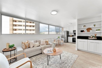 PET FRIENDLY! Fully renovated 2 bedroom 1 bath corner end unit on Honolulu Country Club in Hawaii - for sale on GolfHomes.com, golf home, golf lot