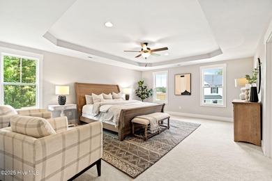 This spacious, new-construction home is situated on a large on Belvedere Country Club in North Carolina - for sale on GolfHomes.com, golf home, golf lot