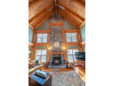 This spectacular Post & Beam home is located just off the 13th on Mount Snow Golf Club in Vermont - for sale on GolfHomes.com, golf home, golf lot