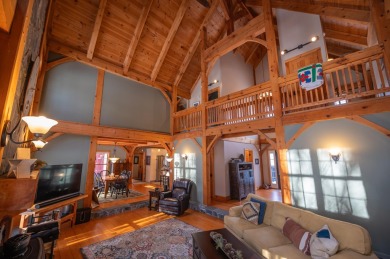 This spectacular Post & Beam home is located just off the 13th on Mount Snow Golf Club in Vermont - for sale on GolfHomes.com, golf home, golf lot