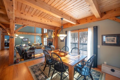 This spectacular Post & Beam home is located just off the 13th on Mount Snow Golf Club in Vermont - for sale on GolfHomes.com, golf home, golf lot