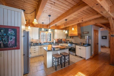 This spectacular Post & Beam home is located just off the 13th on Mount Snow Golf Club in Vermont - for sale on GolfHomes.com, golf home, golf lot