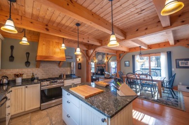 This spectacular Post & Beam home is located just off the 13th on Mount Snow Golf Club in Vermont - for sale on GolfHomes.com, golf home, golf lot