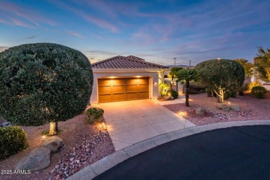 Nestled on a serene cul-de-sac in the prestigious gated on Corte Bella Golf Club in Arizona - for sale on GolfHomes.com, golf home, golf lot