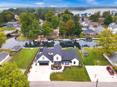 Gorgeous Custom-Built Home on Lake Wawasee Channel - Turnkey on Wawasee Golf Club in Indiana - for sale on GolfHomes.com, golf home, golf lot