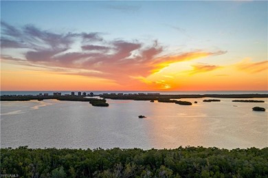 Experience breathtaking, panoramic GULF and BAY views from your on Bonita Bay West in Florida - for sale on GolfHomes.com, golf home, golf lot