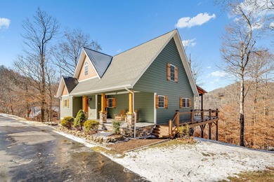 Enjoy a direct view of Big Bald Mountain from this spotless on Wolf Laurel Country Club in North Carolina - for sale on GolfHomes.com, golf home, golf lot