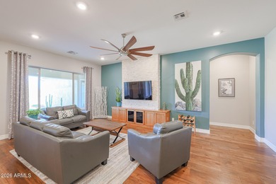 This exceptional energy-efficient 4-bedroom, 3.5-bath home with on Estrella Mountain Ranch Golf Course in Arizona - for sale on GolfHomes.com, golf home, golf lot