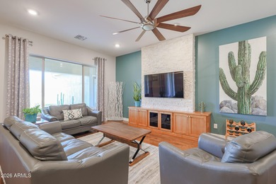 This exceptional energy-efficient 4-bedroom, 3.5-bath home with on Estrella Mountain Ranch Golf Course in Arizona - for sale on GolfHomes.com, golf home, golf lot