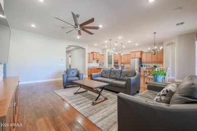 This exceptional energy-efficient 4-bedroom, 3.5-bath home with on Estrella Mountain Ranch Golf Course in Arizona - for sale on GolfHomes.com, golf home, golf lot