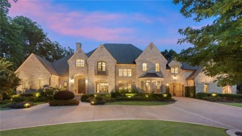 This showplace has unmatched lot characteristics with three on Atlanta Country Club in Georgia - for sale on GolfHomes.com, golf home, golf lot
