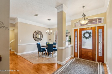 Stunning JA Long custom, all-brick home situated on the 17th on Eagle Harbor Golf Club in Florida - for sale on GolfHomes.com, golf home, golf lot