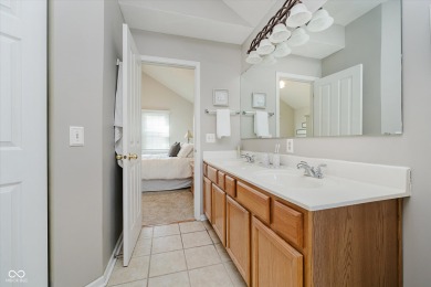 This home's layout is spacious and versatile with 4BD, 2.5BA on Ironwood Golf Club in Indiana - for sale on GolfHomes.com, golf home, golf lot