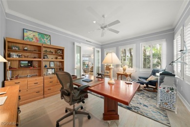 Sweeping vistas across the wide par-5 ninth fairway to the on  in Florida - for sale on GolfHomes.com, golf home, golf lot