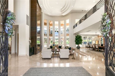 Experience luxury living in this palatial estate with over an on Southern Highlands Golf Club in Nevada - for sale on GolfHomes.com, golf home, golf lot