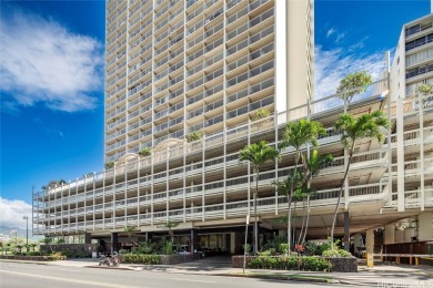 Furnished studio with 2 beds and kitchenette, large lanai with on Ala Wai Golf Course in Hawaii - for sale on GolfHomes.com, golf home, golf lot