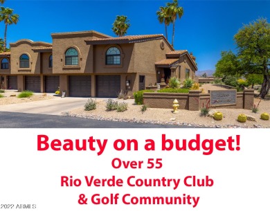 Country club living golf course community!! Vaulted ceilings on Rio Verde Country Club - Quail Run in Arizona - for sale on GolfHomes.com, golf home, golf lot
