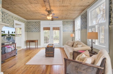 This charming and unique Dutch Colonial-style home is nestled in on Miler Country Club in South Carolina - for sale on GolfHomes.com, golf home, golf lot