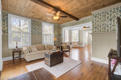 This charming and unique Dutch Colonial-style home is nestled in on Miler Country Club in South Carolina - for sale on GolfHomes.com, golf home, golf lot