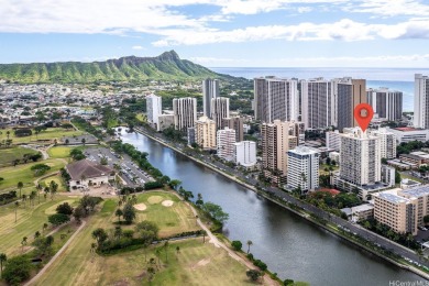 Enjoy the sweeping views of the golf course, Ala Wai canal on Ala Wai Golf Course in Hawaii - for sale on GolfHomes.com, golf home, golf lot